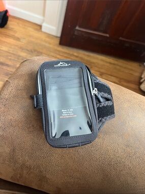 Black Sports Armband Phone Holder by